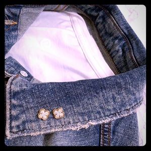 Gold and diamond Brighton Studs.